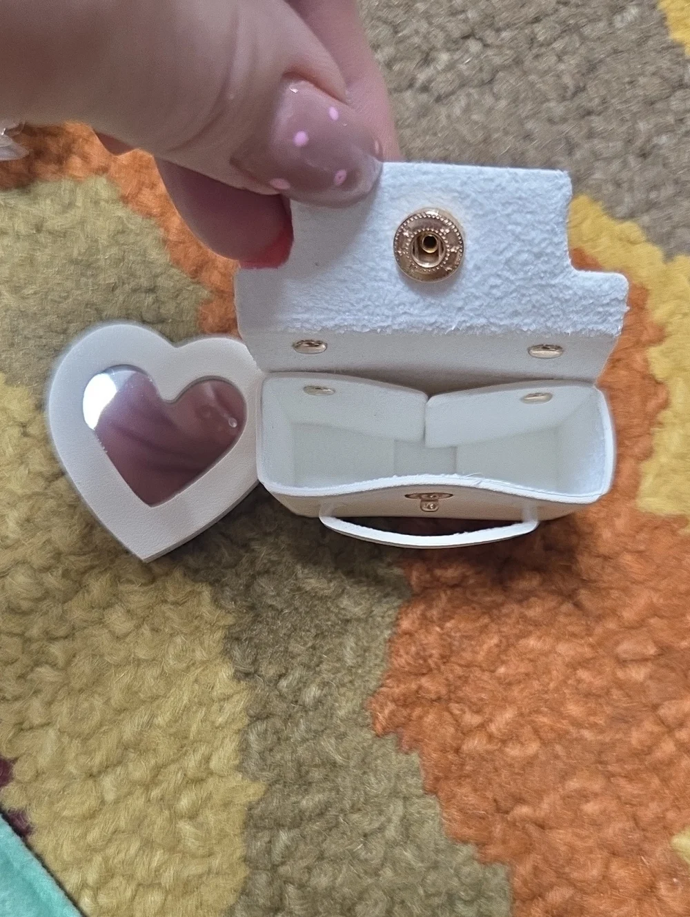 Small Purse Keychain w/mirror